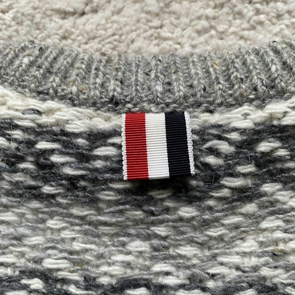 Thom Browne Soft wool mohair blend Sweater - Picture 5 of 6